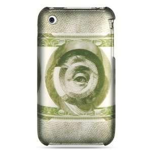   CASE MAGNIFIED EYE GREEN HUNDRED DOLLAR Cell Phones & Accessories