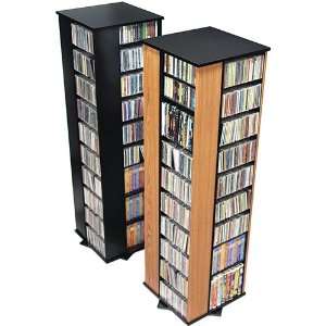    Large Four Sided Spinning Multimedia Storage Tower