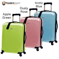 Travelers Choice Freedom 25 inch Hard Shell Spinner Upright 