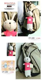 Cute Rabbit Plush Pencil Pen Case Pouch Bag Coin Cosmetic Bag toys 