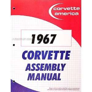  1967 Corvette Reprint Factory Assembly Manual Chevrolet 