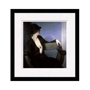  Woman In Black Framed Giclee Print