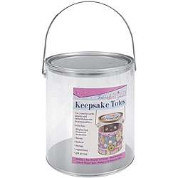 Keepsake Totes Clear Paint Can  