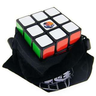 Ghost Hand 3x3x3 Black Speed Rubik Cube G1 + Soft Pouch  