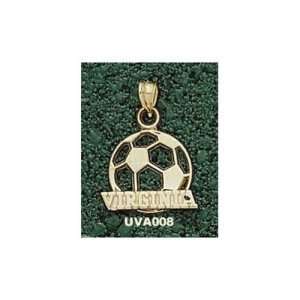 University of Virginia Soccerball Pendant (Gold Plated)  