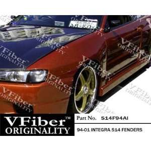   Integra 94 01 2dr/4dr VFiber FRP S14 2pc Front Fenders Automotive
