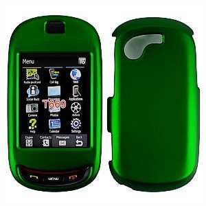 Green Hard Rubberized Protector Case For Samsung Gravity Touch T669