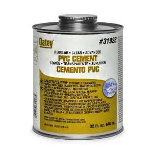  Oatey 31928 PVC Regular Advanced Cement, Clear, 32 Ounce 