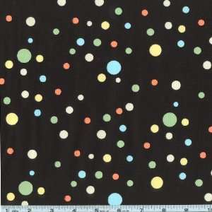  45 Wide Michael Miller Party Dot Black Fabric By The 