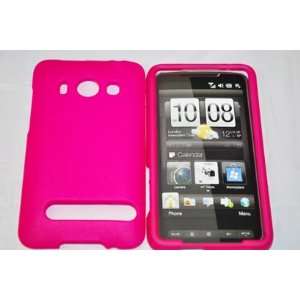  HTC EVO 4G smartphone Rubberized Hard Case   Hot Pink 