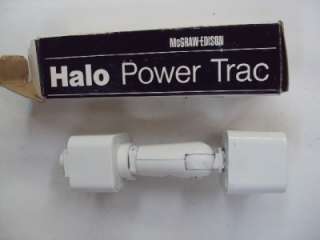 MCGRAW HALO TRACK LIGHTING SLOPE ADAPTER L917PX WHITE  