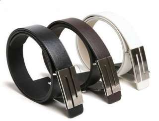 Women/Men fashion S buckle Casual Business Dress Belt 108cm 3 colors 