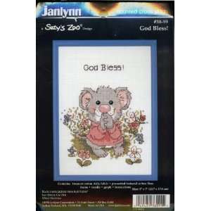  Zoo Counted Cross Stitch Kit   God Bless Arts, Crafts & Sewing