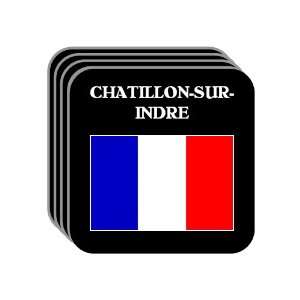 France   CHATILLON SUR INDRE Set of 4 Mini Mousepad Coasters