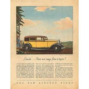  Lincoln Motor Cars Ad from April 1932 Toys & Games
