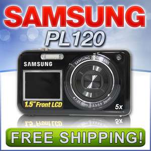Samsung PL120 14.2MP Digital Camera (Black) NEW EC PL120ZBPBUS 