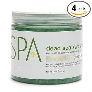  Spa Organics Dead Sea Salt Soak Lemongrass & Green Tea 