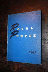 1947 ROYAL PURPLE KANSAS STATE COLLEGE YEARBOOK  