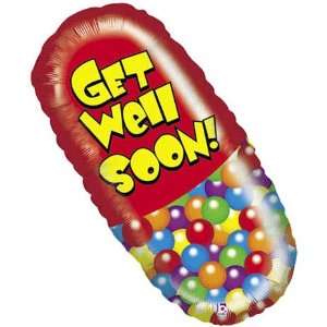  Get Well Pill Helium Shape Toys & Games