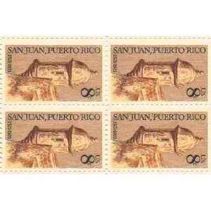  San Juan, Puerto Rico Set of 4 x 8 Cent US Postage Stamps 