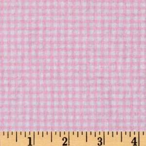   Flannel Basic Gingham Pink Fabric By The Yard Arts, Crafts & Sewing