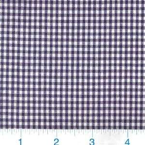  43 Wide Stretch Gingham Navy Fabric By The Yard Arts 