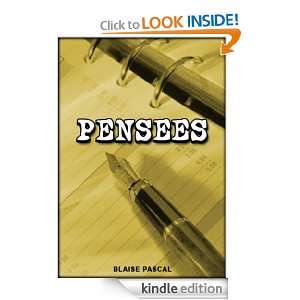 PENSEES Blaise Pascal, W. F. Trotter  Kindle Store