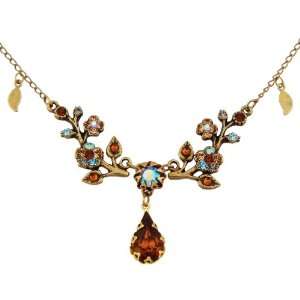  Michal Negrin Splendid Necklace Ornate with Flowers and 