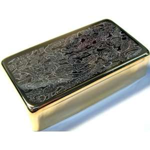  Paisley Gold Engraved Humbucker Cover Musical Instruments