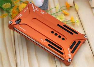   Durable Metal CLEAVE Case Bumper Cover Orange for Apple iPhone 4 4S