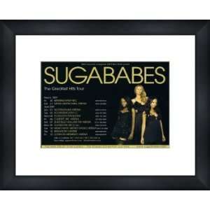 SUGABABES Greatest Hits Tour 2007   Custom Framed Original Ad   Framed 
