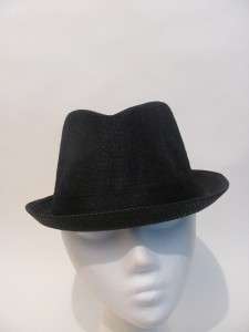 New Men Woman Black Mesh Porkpie Summer Fedora Hat  