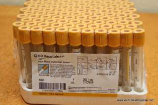 BD VACUTAINER SST PLUS BLOOD COLLECTION TUBES 100/PACK 367986  