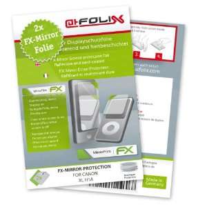  2 x atFoliX FX Mirror Stylish screen protector for Canon XL H1A 