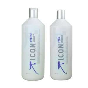  ICON Drench Shampoo 33.8oz + Free Conditioner 33.8oz 