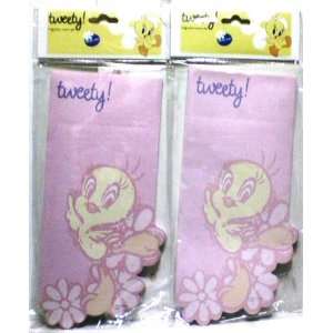  WB Looney Tunes Tweety Shaped Magnetic Notepads (2 Per 