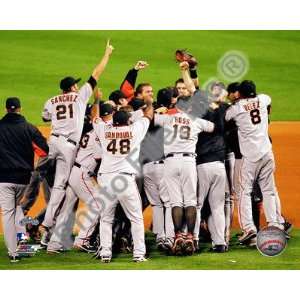  The San Francisco Giants Celebrate Winning the 2010 NLCS 