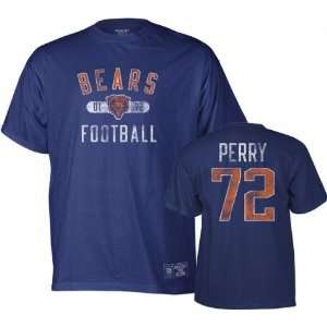  Men`s Chicago Bears #72 William Perry Garment Washed Name 