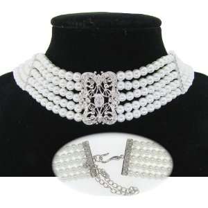   Embellishments 12 Collar Choker Necklace Sterling Silverado Jewelry