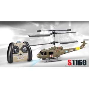 New Syma S116G 3 Channel Coaxial Infrared RC Helicopter RTF w/ Gyro 
