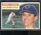 1956 TOPPS #242 HERSHELL FREEMAN REDS VG 16534