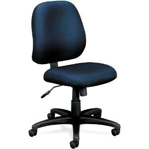   Series Mid Back Task Chair with Navy Fabric Upholstery