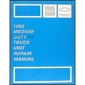  1992 GMC Topkick, Chevy Kodiak and P6 Overhaul Manual 