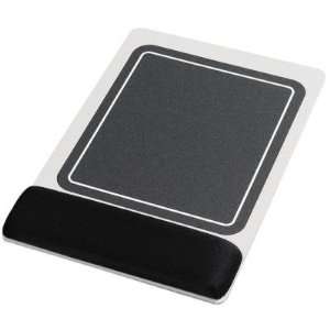  Mouse/Calculator Wristrest, 13x9x1, Black/Gray Base Electronics