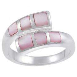 Sterling Silver Pink Mother of Pearl Ring  