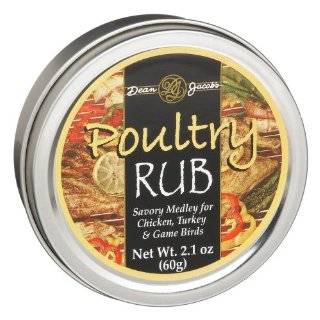 Dean Jacobs Seafood Rub, 1.9 Ounce Tins (Pack of 6)  