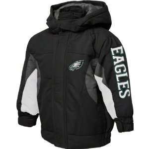  Philadelphia Eagles Kids Black Reebok NFL Midweight Jacket 