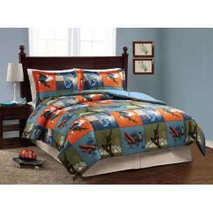  Ultimate Sport Twin Comforter and Pillow Sham