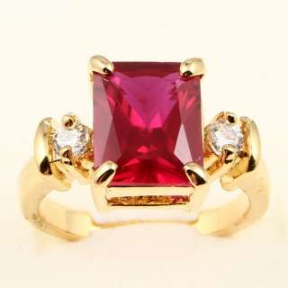 11mm RED RUBY *A046* COCKTAIL RING  