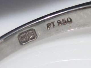 HARRY WINSTON PLATINUM DIAMOND BAND RING GIA F VS2 .90  